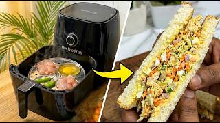 Air Fryer Chicken Bread Sandwich Recipe | Easy Creamy Chicken Snack at Home