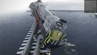 Destroying a trains bridge in teardown!!!