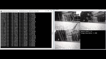 Visual navigation with SURF feature matching (simulation version)