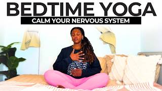 10 Min Bed Yoga Calm Your Nervous System