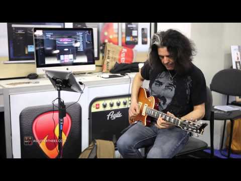 Alex Skolnick with AmpKit at NAMM 2013 - Stereo Delay