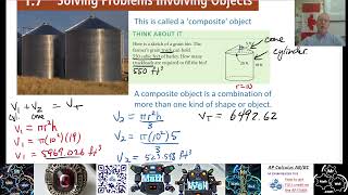 Full FM 10 1.7 lesson - Volume and Surface Area of Composite Objects (Lesson 2024) Update