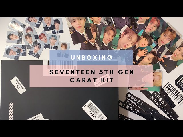 unboxing ☆ Seventeen 세븐틴 5th Generation Carat Membership Kit