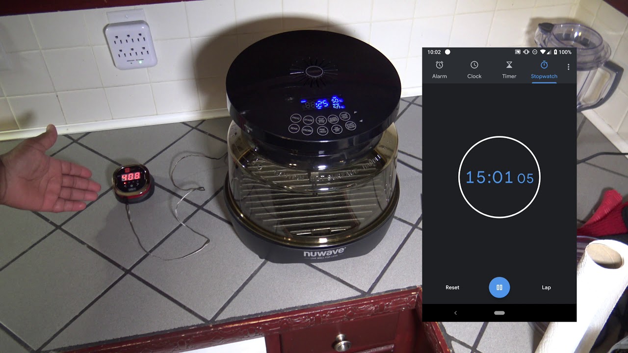 NuWave Primo Grill Oven Temperature Tests, Part 2+ YouTube