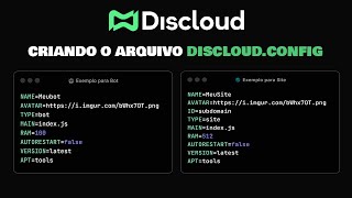 Criando O Arquivo Discloud.config Celular Computador