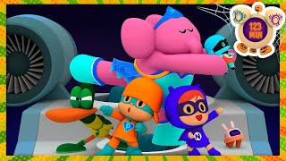 Pocoyo E Nina - O Poder Dos Super-Heróis 123 Min Desenhos Animados Para Crianças