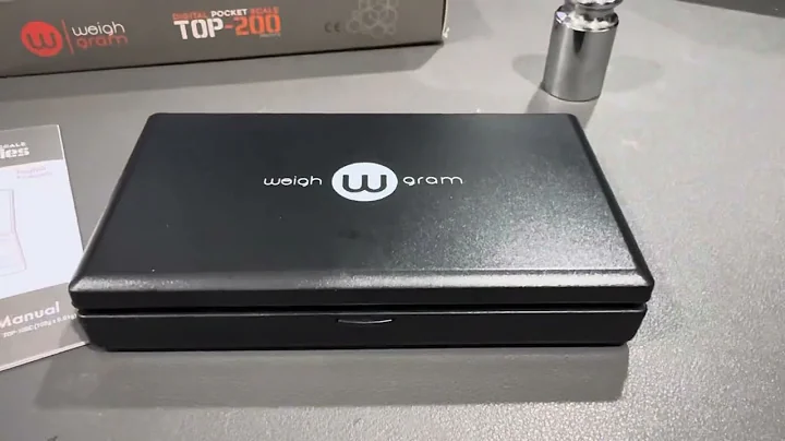 How to calibrate a Weigh Gram digital pocket scale Top-200 small scale calibration demo