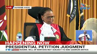 Supreme Court unanimously upholds William Ruto's win