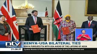 Kenya pursues FTA with USA ahead of the lapsing of AGOA