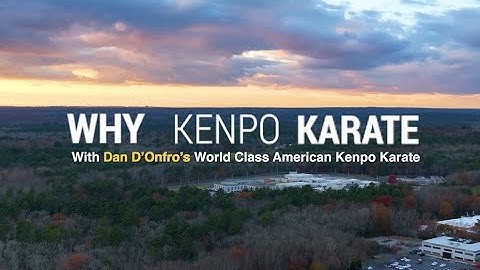 WHY KENPO KARATE WITH DAN D