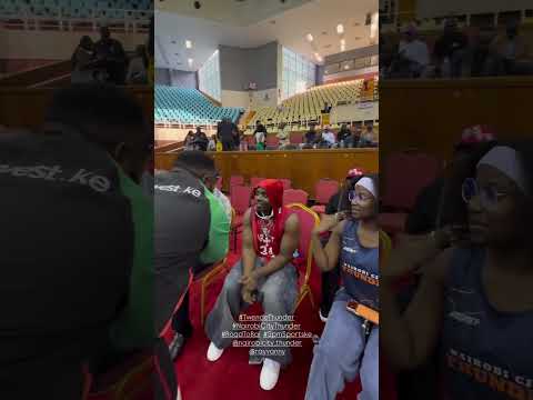 Rayvanny In Kasarani Basketballgame