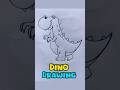 Dinosaur Drawing 🦖🦕very easy steps #drawing #art #shortsfeed #easydrawing #youtubeshorts #stepbystep