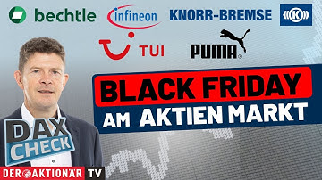 DAX-Check LIVE: Bechtle, Infineon, Knorr-Bremse, Puma, SMA Solar, TUI im Fokus