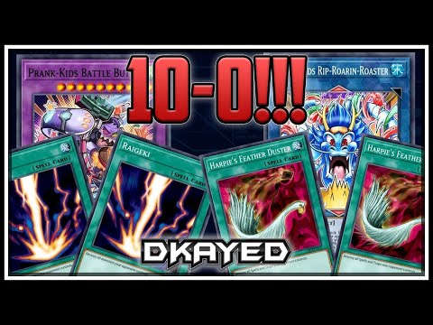 10-0! Wipe the Field ANY TIME! Quick Effect Raigeki + Feather Duster! Prank-Kids! [Master Duel]