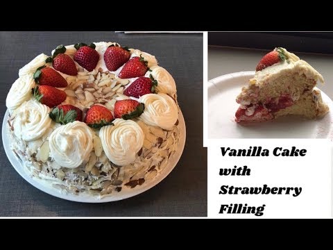 strawberry-cake-|-vanilla-cake-with-strawberry-filling-|husband’s-birthday-plan#1