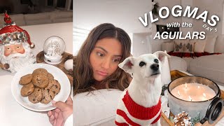 my DOG RAN AWAY?! *cleaning & GRWM ASMR* | vlogmas day 5 | the Aguilars