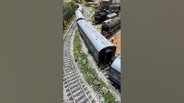 Peco streamlined points crossover passed over by The Coronation Scot.