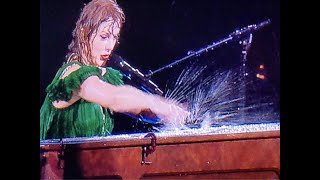 #taylorswift gets real about the pouring rain at #gillettestadium last night on #theerastour!