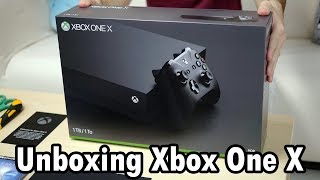 UNBOXING XBOX ONE X - O Console Mais Potente de Todos os Tempos!