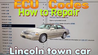 How To Diagnose and FIX 2011 Lincoln Town Car Engine Computer Problems