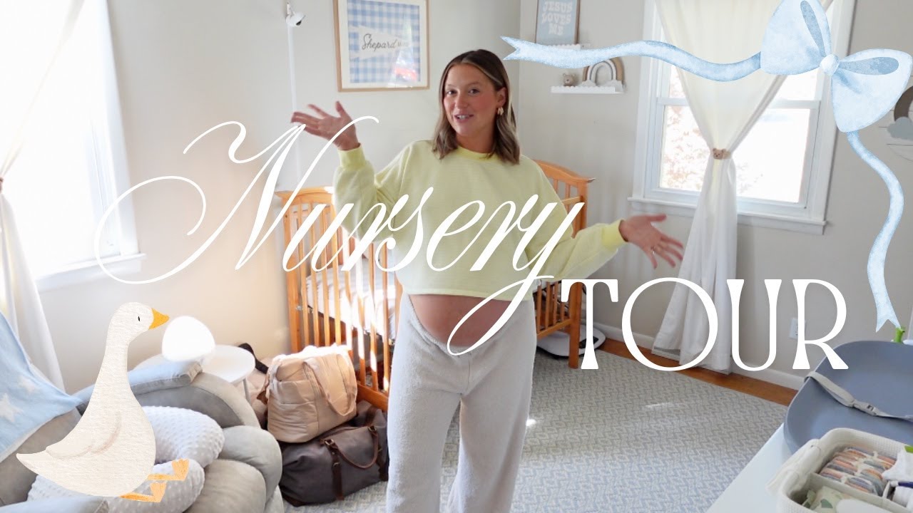 nursery tour for baby boy! 👶🏼☁️🧸