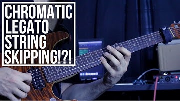 Chromatic Legato String Skipping?!? | Tom Quayle Inspired