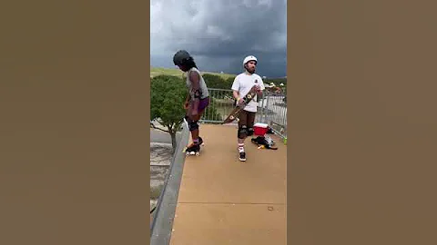 My very first drop in at Mount Trashmore 13ft vert  ramp. #short #trending #YouTube #shorts #viral