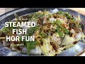 Steamed hor fun with sliced fish  panasonic cubie oven  kelly home chef