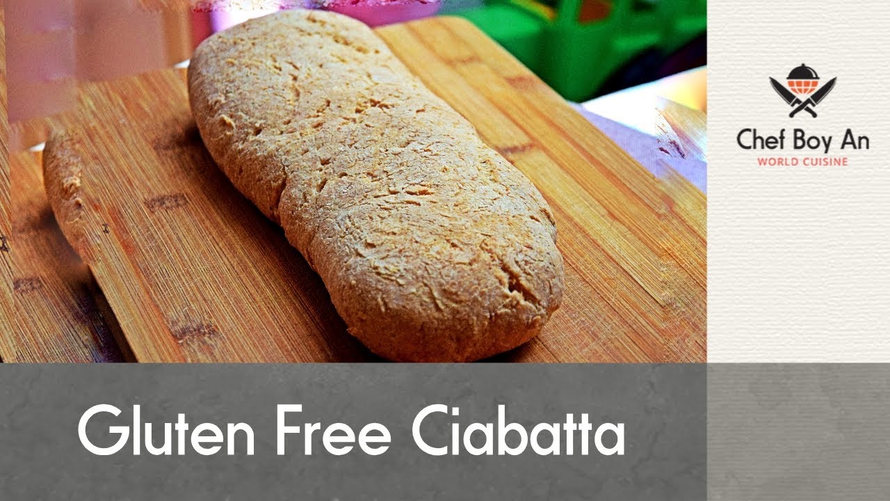 Хлеб Чиабатта без глютена