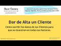 Dar de Alta un Cliente en HacerFactura.es