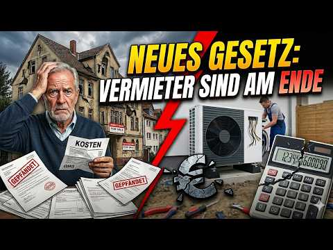 Neues Gesetz: Private Vermieter sind am ENDE !!!