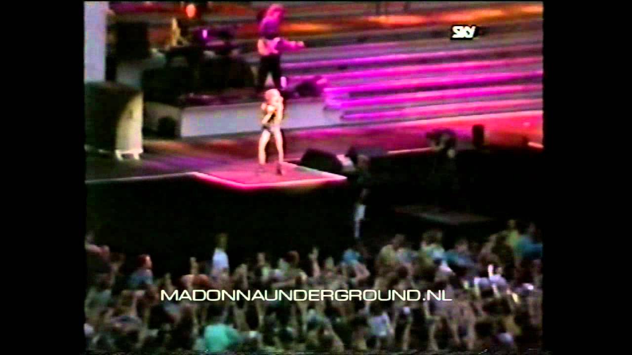 Madonna Who's That Girl World Tour 1987 London Sky TV news report
