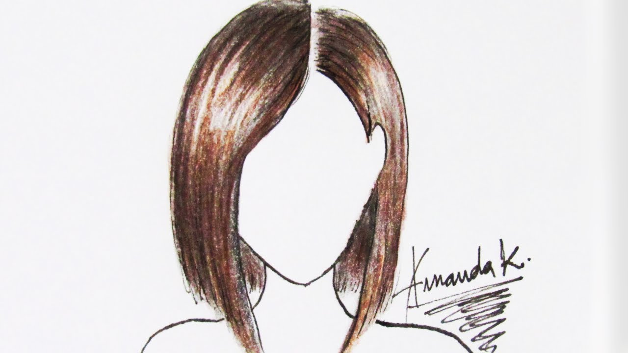 Tutorial de Cabelo #tutorial #comodesenhar #cabelo #hair #sketch