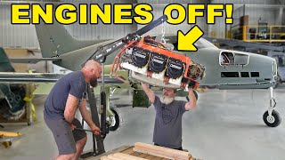 We REMOVED the Engines from The Free Abandoned Airplane to do this.
