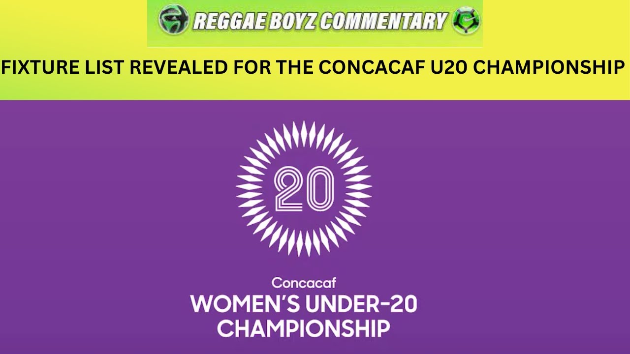 CONCACAF U20 Championship fixture list revealed! YouTube