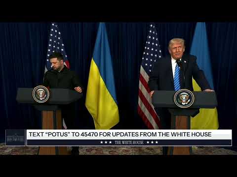 President Trump and President Zelenskyy Hold News Conference