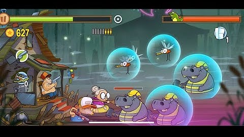 Swamp Attack: Challenge 55: iOS Gameplay [60 FPS]