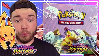 Opening up my first booster box of Vivid Voltage! I want that fat jumbus Pikachu!