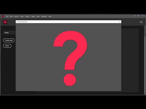 Adobe InDesign CC 2021 Blank New Document Window FIX | 100% Working