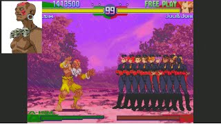 Street Fighter Alpha 3 game Dhalsim