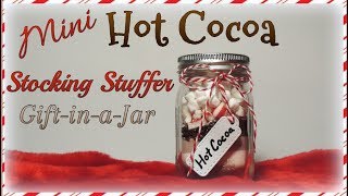 Mini Hot Cocoa Stocking Stuffer Gift-in-a-Jar