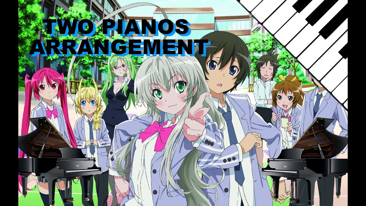 2 Pianos Cover Haiyore Nyaruko San W Op Koi Wa Chaos No Shimobe Nari 這いよれ ニャル子さん W Youtube