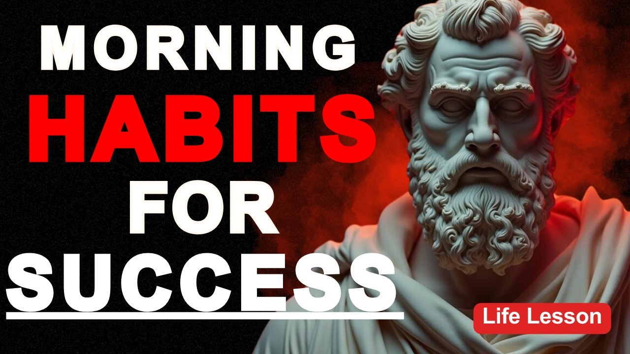 10 Stoic Morning Habits To Fix Most Of Your Problems - Stoicism - YouTube