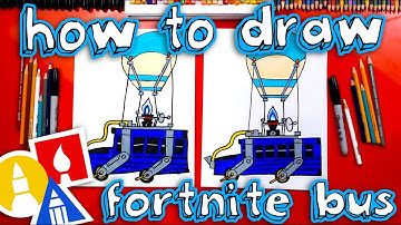 How To Draw The Fortnite Battle Bus
