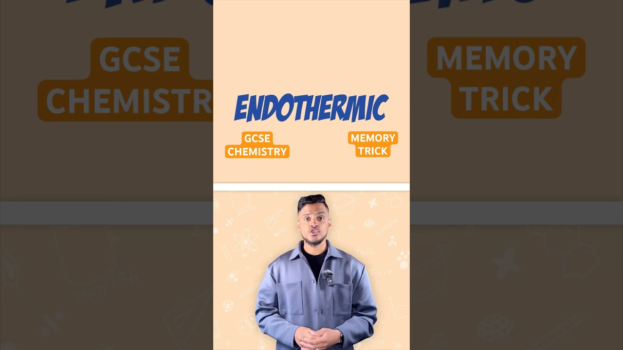 MEMORY TRICK! How to memorise Endothermic and Exothermic Reactions! 