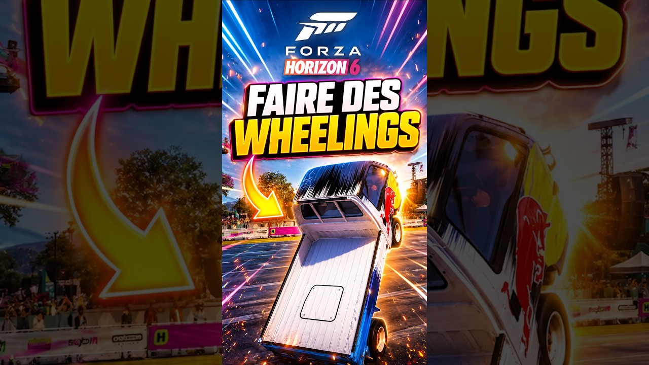 Comment faire des Wheeling dans Forza Horizon 6 😭😂 Les meilleurs réglages !