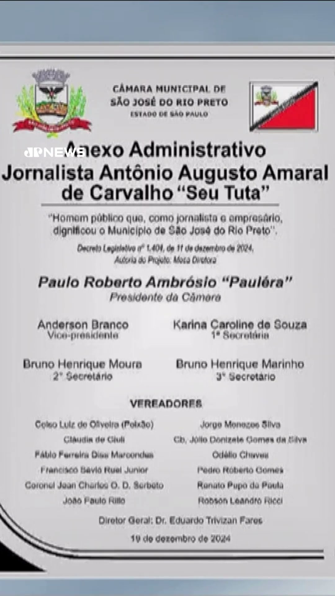 São José do Rio Preto presta homenagem para ‘Seo Tuta’ #Shorts