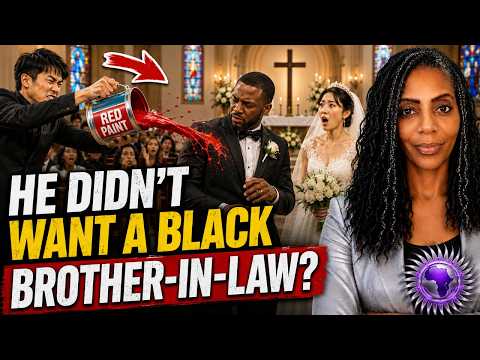 Asian Man Flings RED PAINT in Black Groom’s Face As  He’s Marrying  His Sister