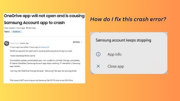 Zo los je de foutmelding "Samsung-account blijft stoppen" op.