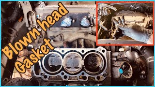 DIY  HOW TO REMOVE A CYLINDER HEAD FROM A 2005 HONDA ODYESSEY